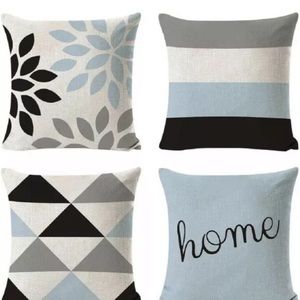 Decorative Pillow Covers  4pc